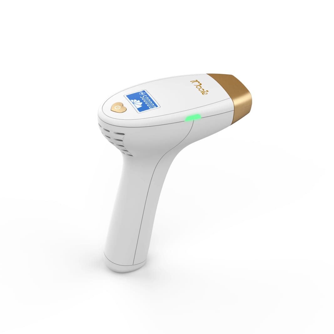 بكج ليزرمنزلي اي مووي الثامن بالتبريد 6 عدسات 2مليون و500الف ومضة +مجموعة العناية بالبشرة 